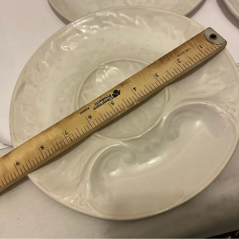 4 Vintage Williams-Sonoma Made in Portugal Plates--Artichoke plates